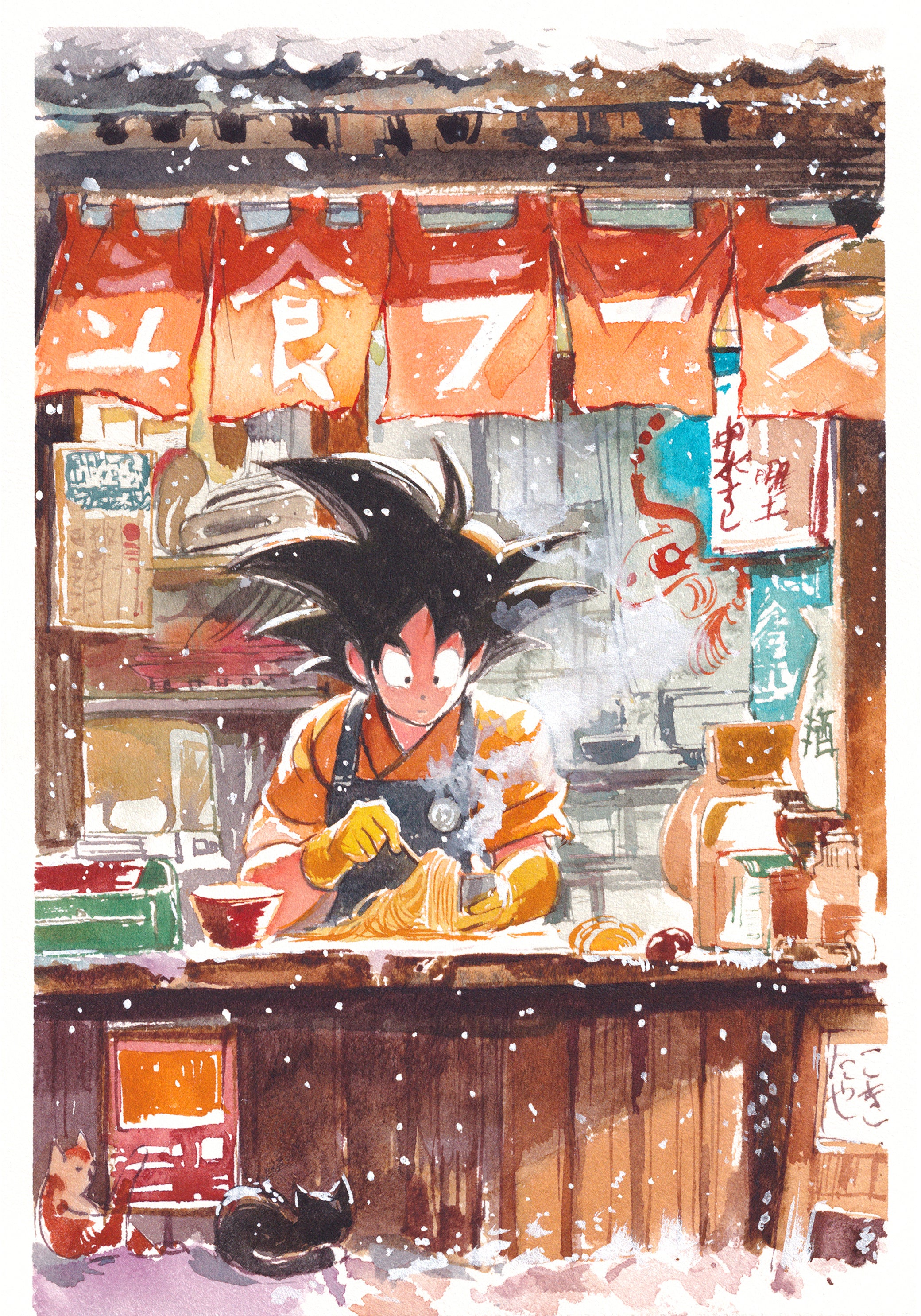 Ito 居酒屋 Izakaya Postcard Set (+Original Sketch Bundle